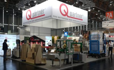 Qpartner Messestand Fachpack